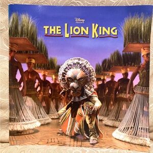 The Lion King Program 2013 Broadway Show Souvenir Color Minskoff Theatre photos